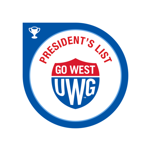 President's List - Go West, UWG