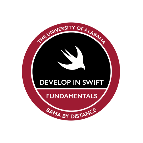 Develop in Swift: Fundamentals - The University of Alabama, Bama By Distance