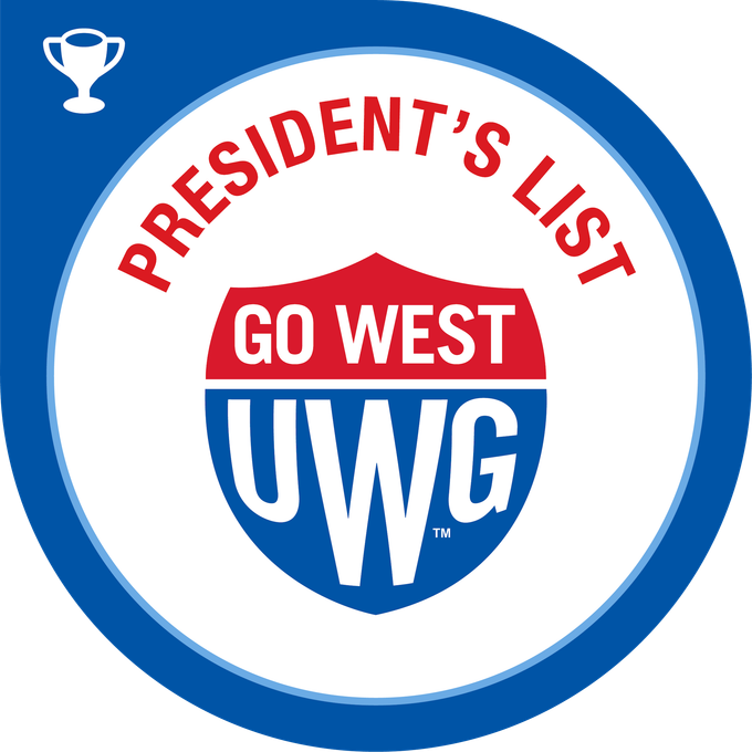 President's List - Go West, UWG