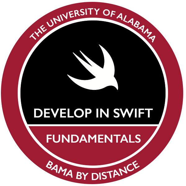 Develop in Swift: Fundamentals - The University of Alabama, Bama By Distance